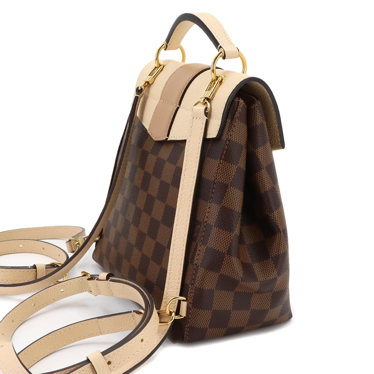 Damier Soho Backpack Ebene Brown N51132 Purse