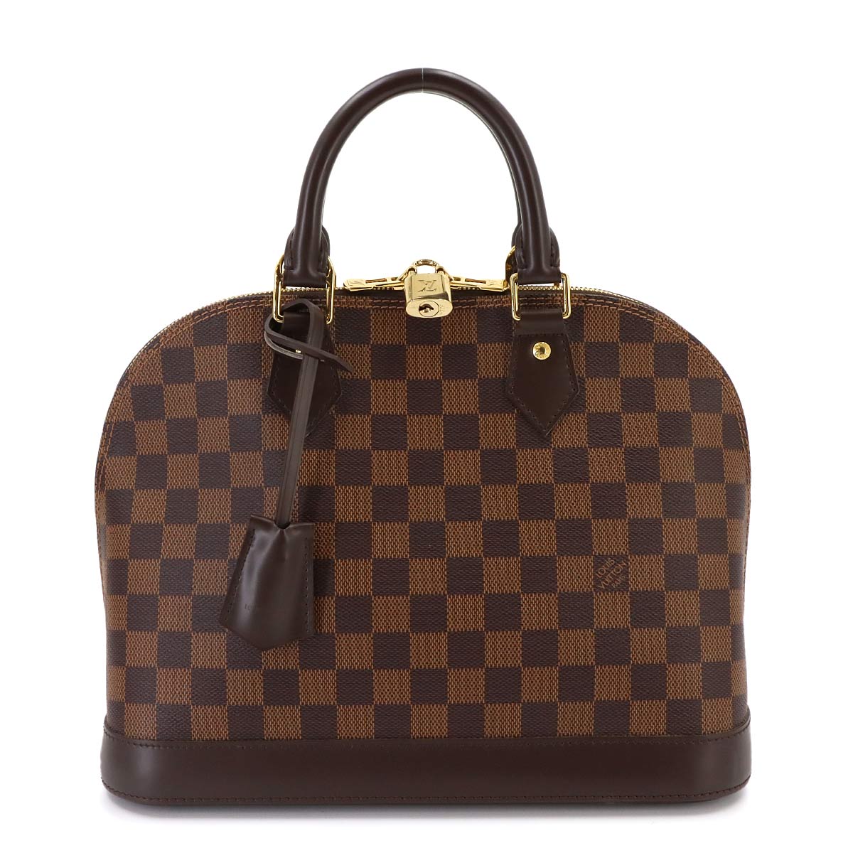Damier Alma PM Hand Bag Ebene Brown N53151 Purse