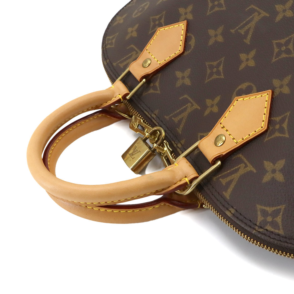 Monogram Alma Hand Bag Brown M51130 Purse
