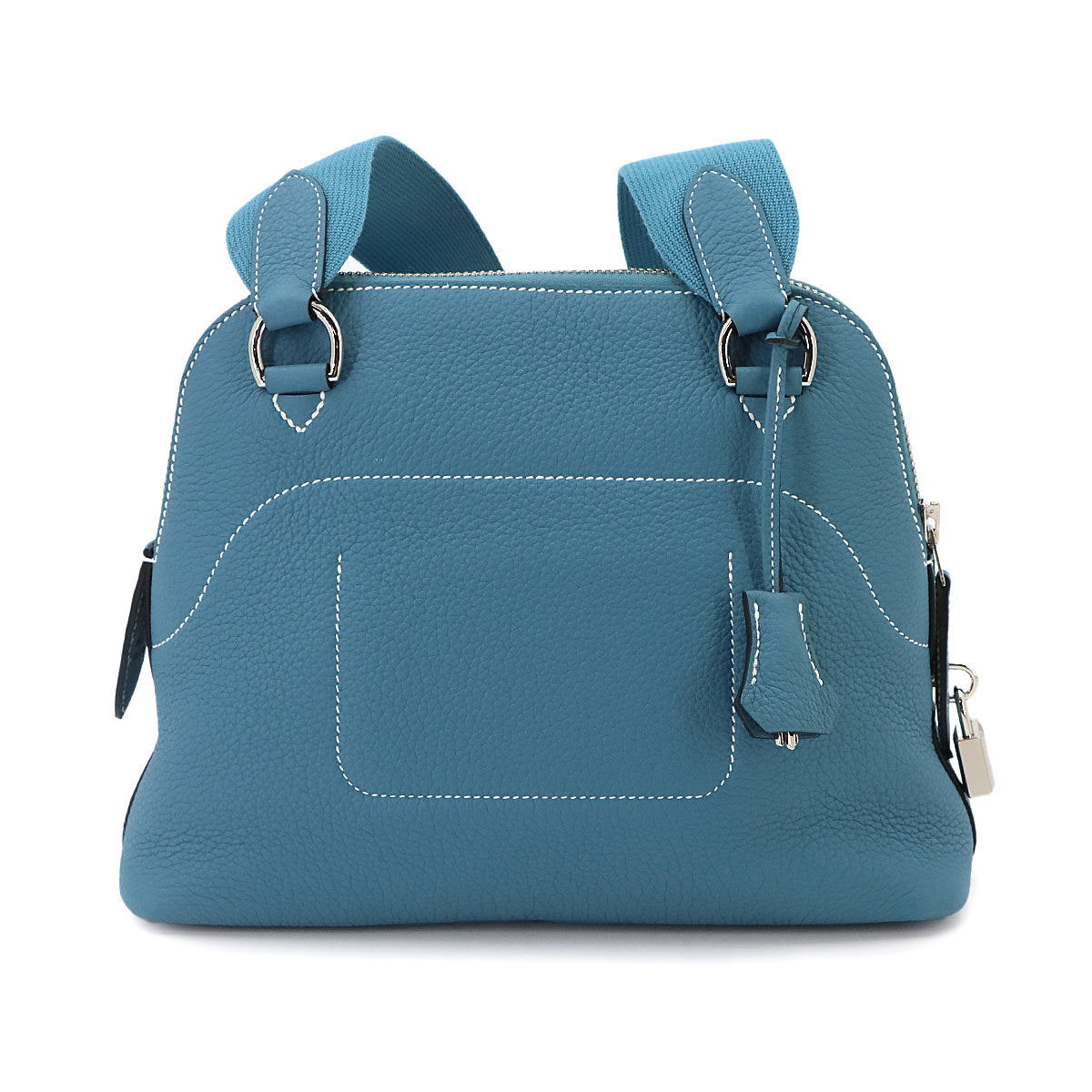 Bolide Messenger Shoulder Bag Togo New Blue Jean Purse