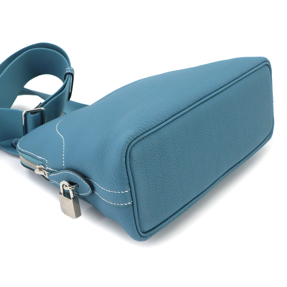 Bolide Messenger Shoulder Bag Togo New Blue Jean Purse