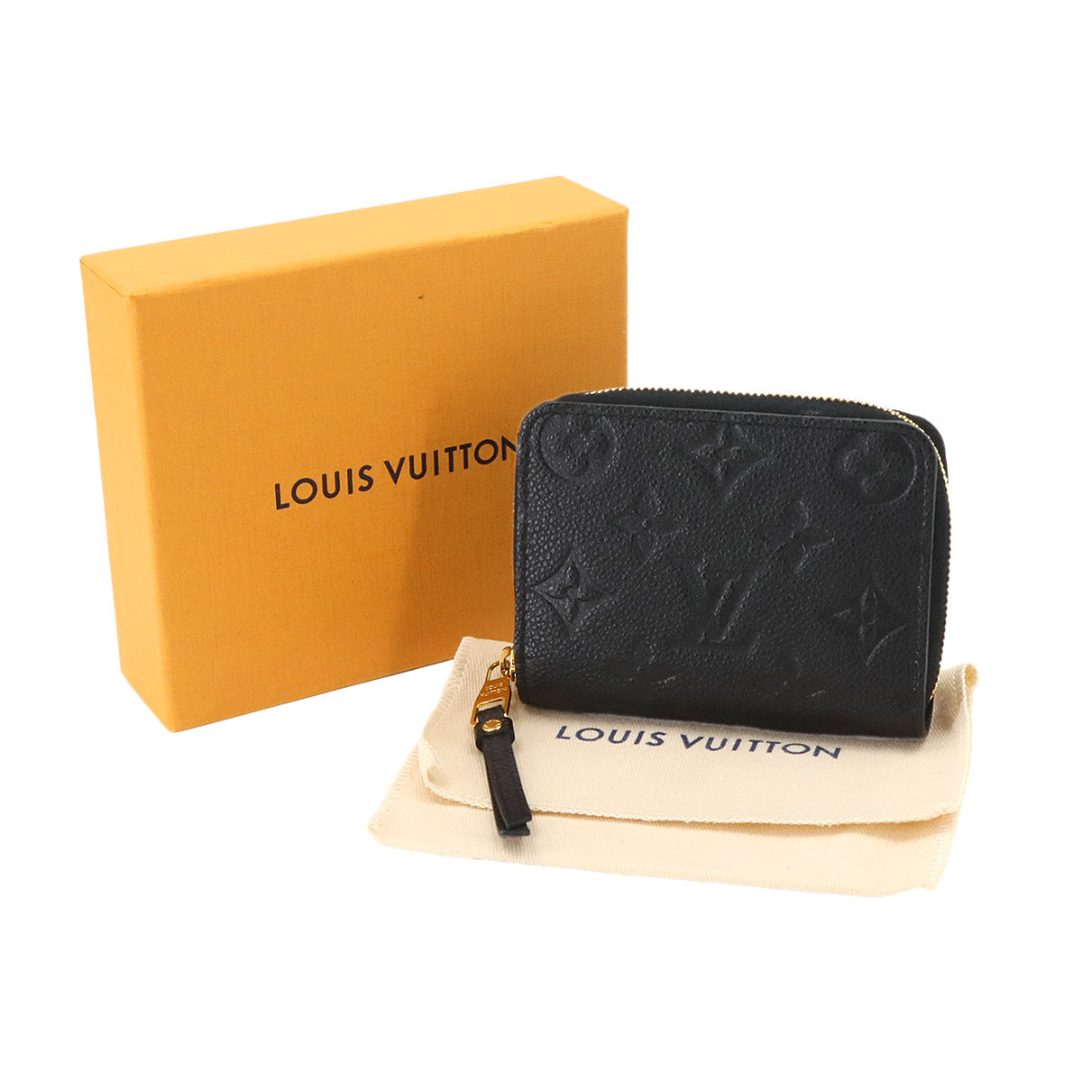 Monogram Empreinte Zippy Coin Purse Coin Case Noir M60574