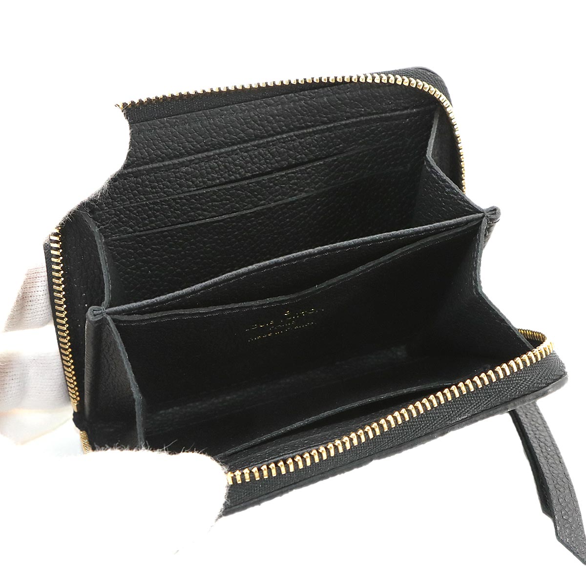 Monogram Empreinte Zippy Coin Purse Coin Case Noir M60574