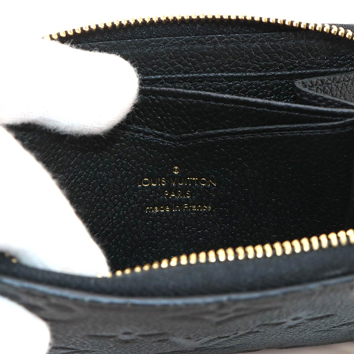 Monogram Empreinte Zippy Coin Purse Coin Case Noir M60574