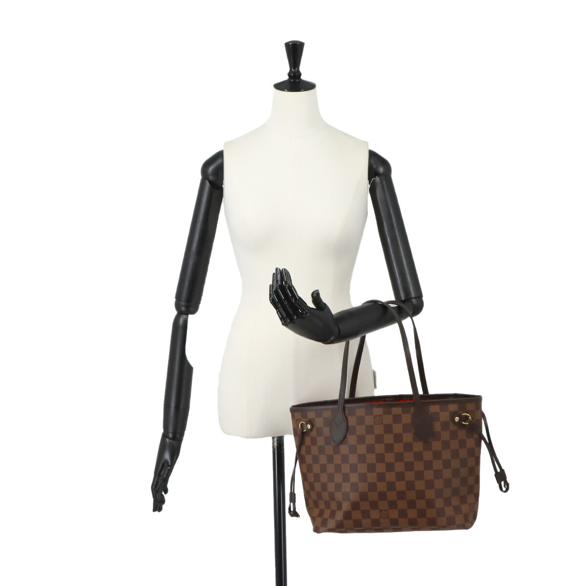 Damier Neverfull PM Tote Bag Ebene N40600 Purse