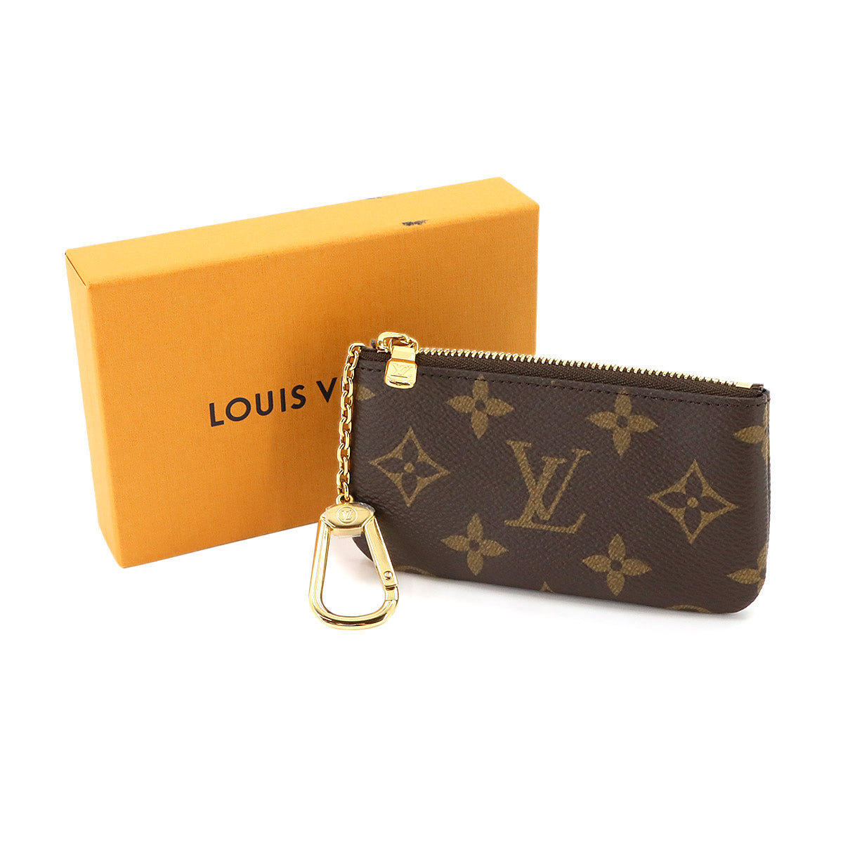 Monogram Pochette Cles Coin Case Purse Brown M62650