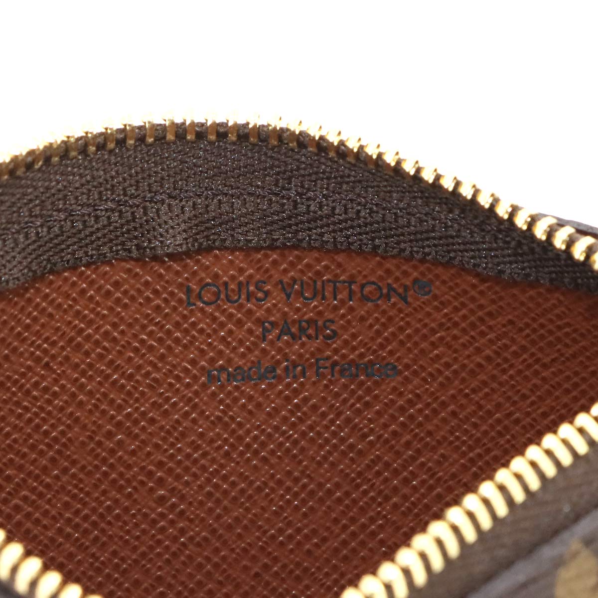 Monogram Pochette Cles Coin Case Purse Brown M62650