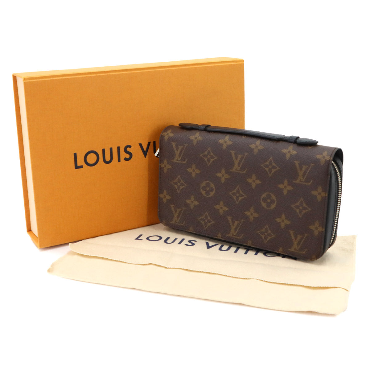 Monogram Macassar Zippy XL Wallet Brown M61506 Purse
