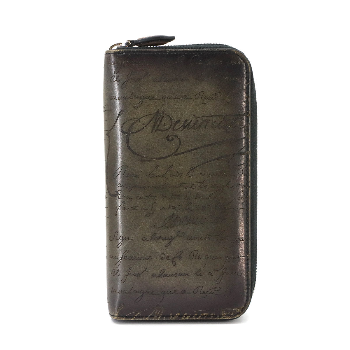 Calligraphy Itauba Long Wallet Venezia Leather