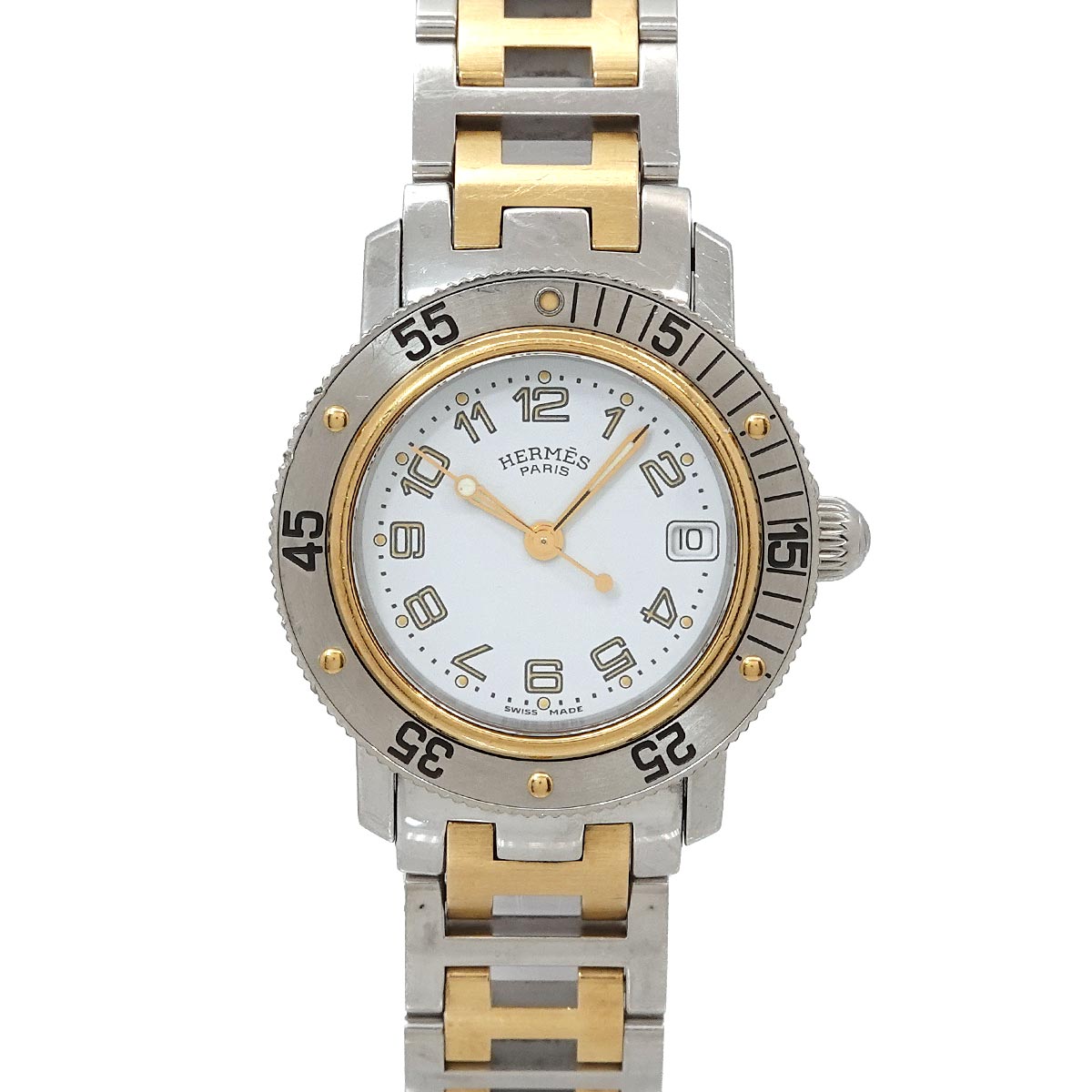 Clipper Diver CL5.220 Quartz Date White Dial Ladies Watch