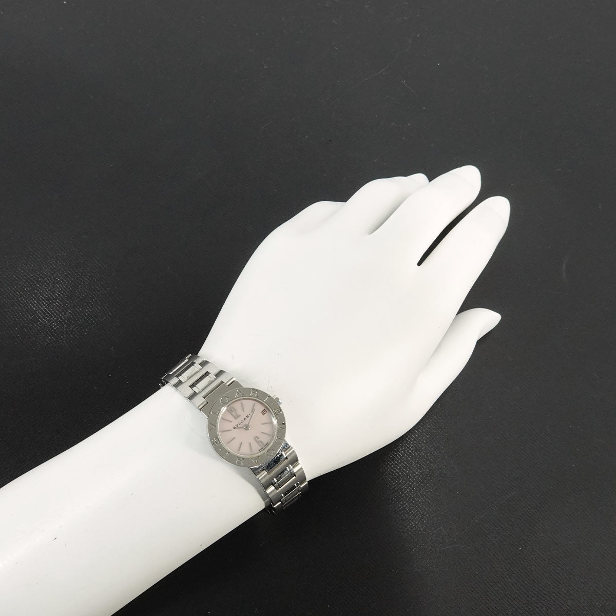 BVLGARIBVLGARI BB23SS Quartz Pink Shell Dial Ladies