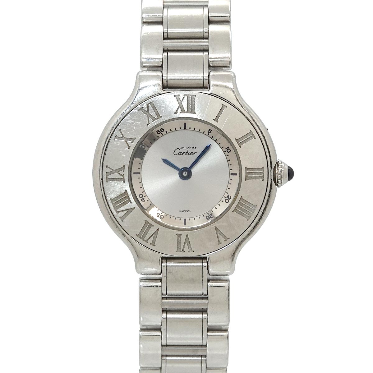 Must 21 W10109T2 Quartz Silver Dial Ladies Watch