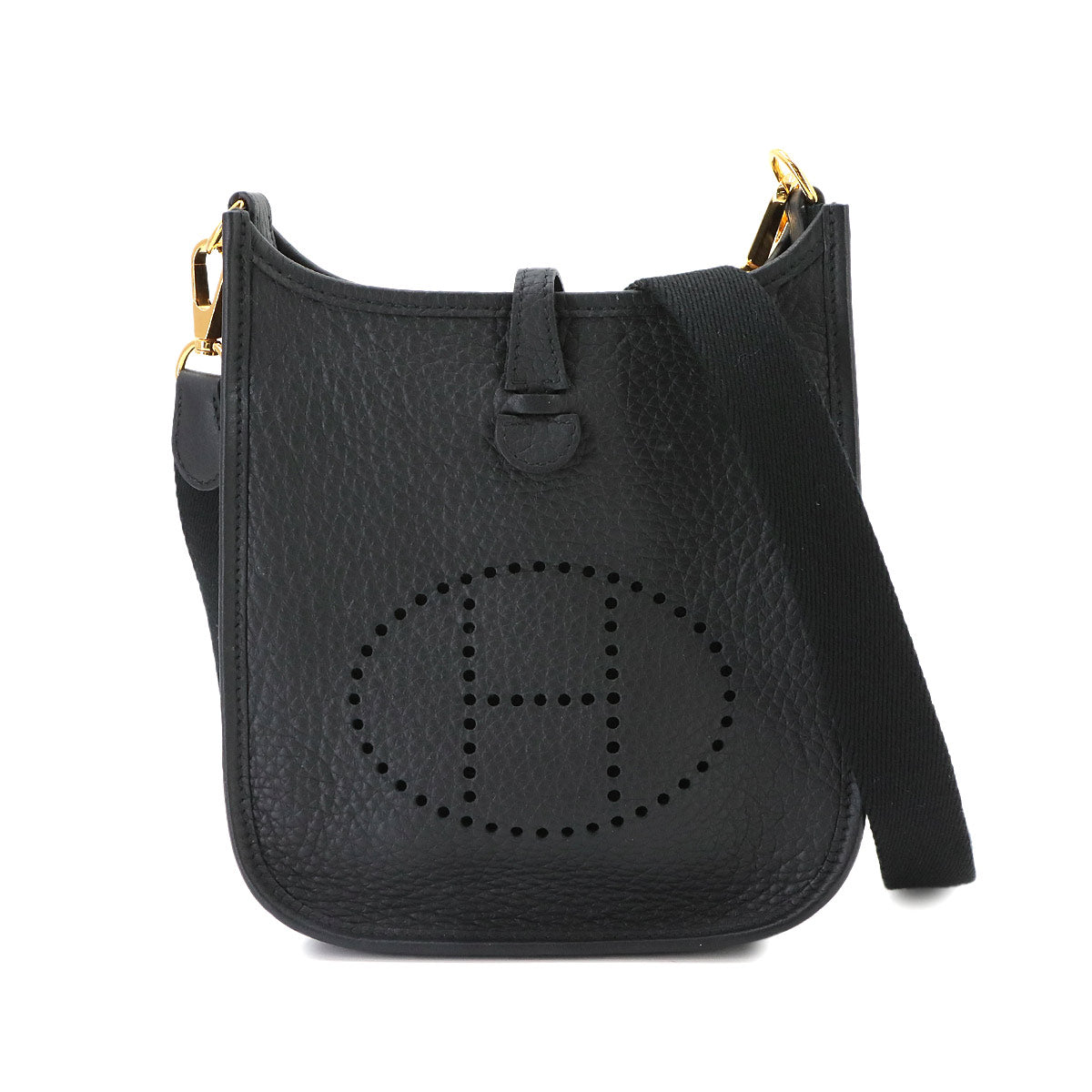Evelyne Amazone TPM Shoulder Bag Taurillon Clemence Black