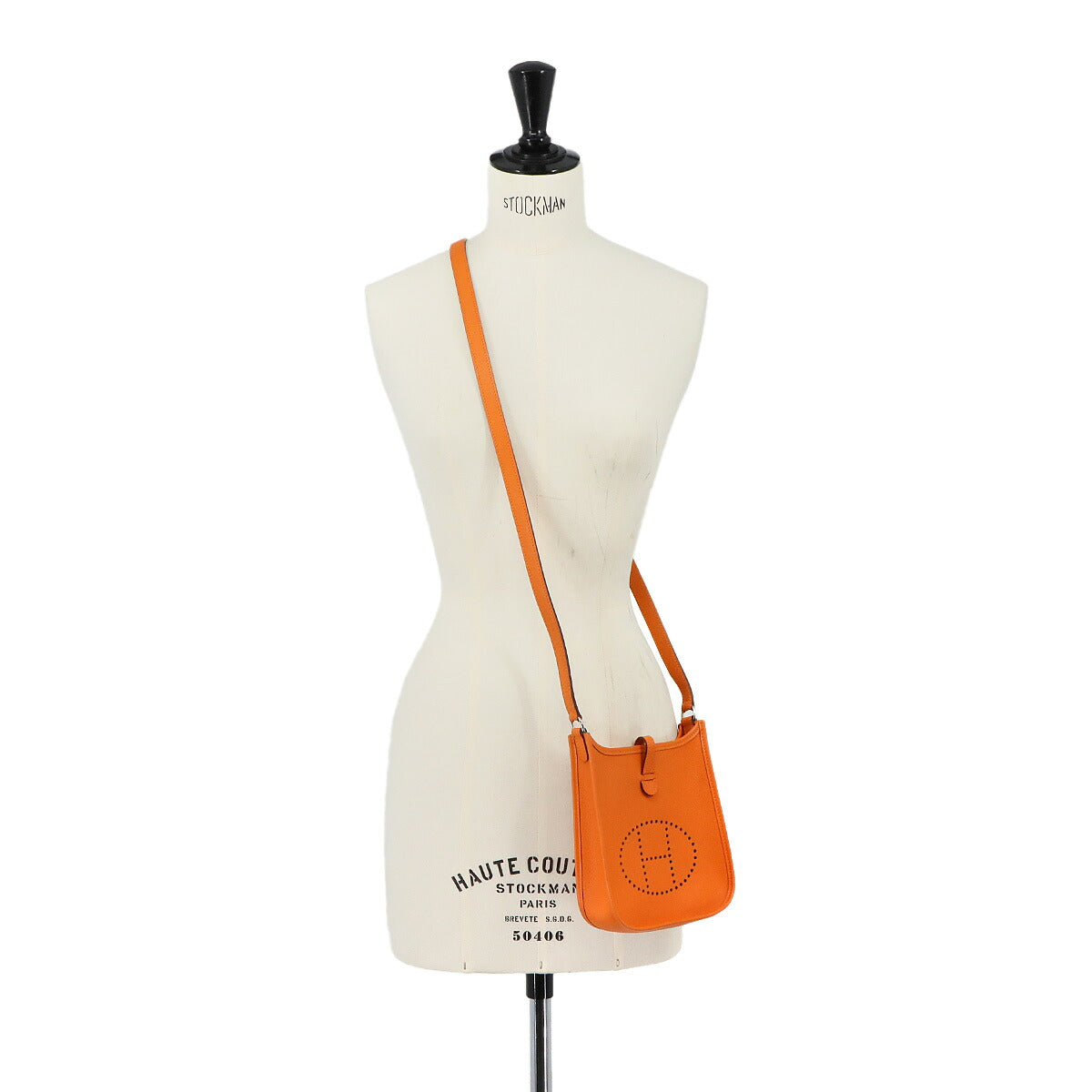 Everlyne TPM Shoulder Bag Veau Epsom Orange Purse