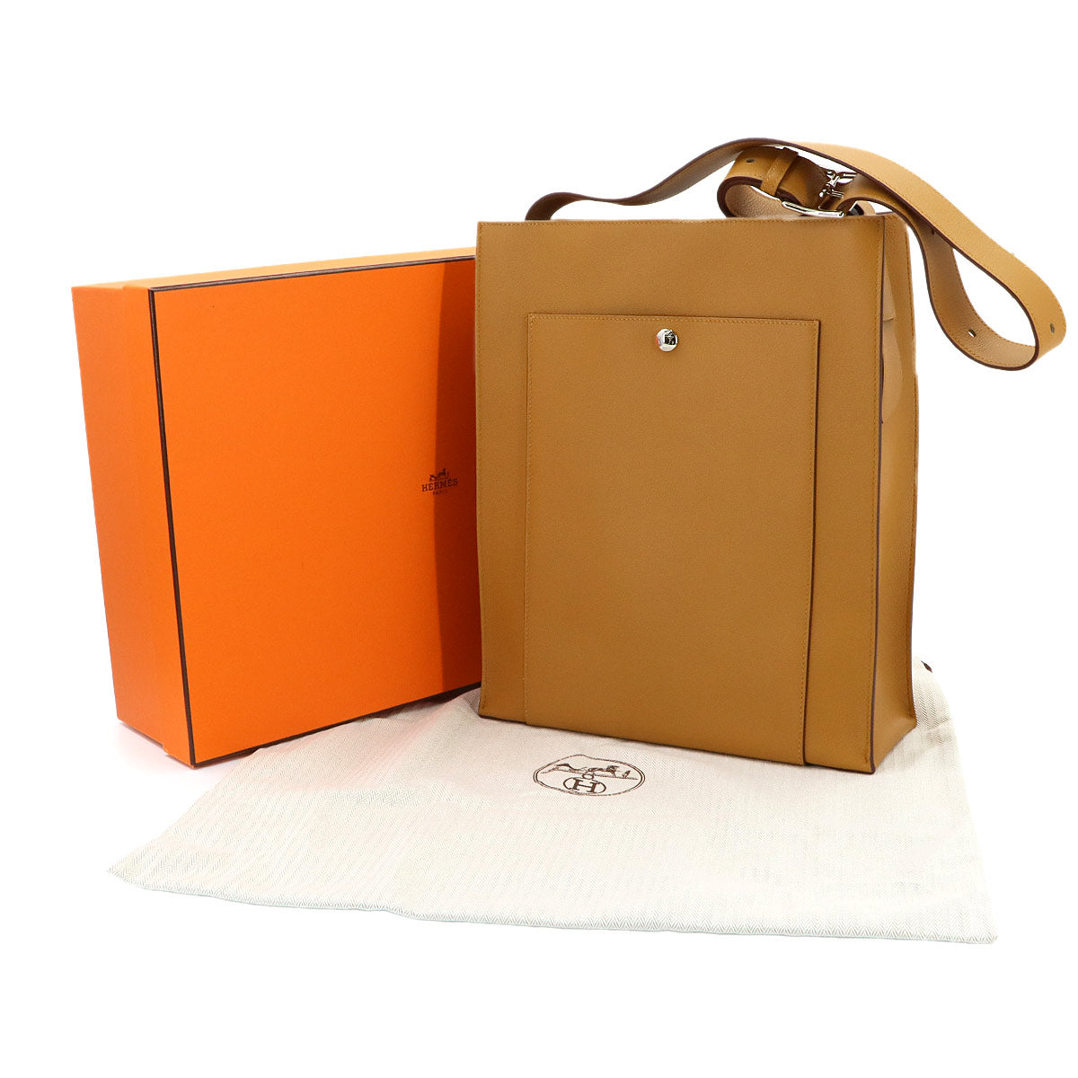 Cab'H Tote Bag Ever Color Caramel Purse