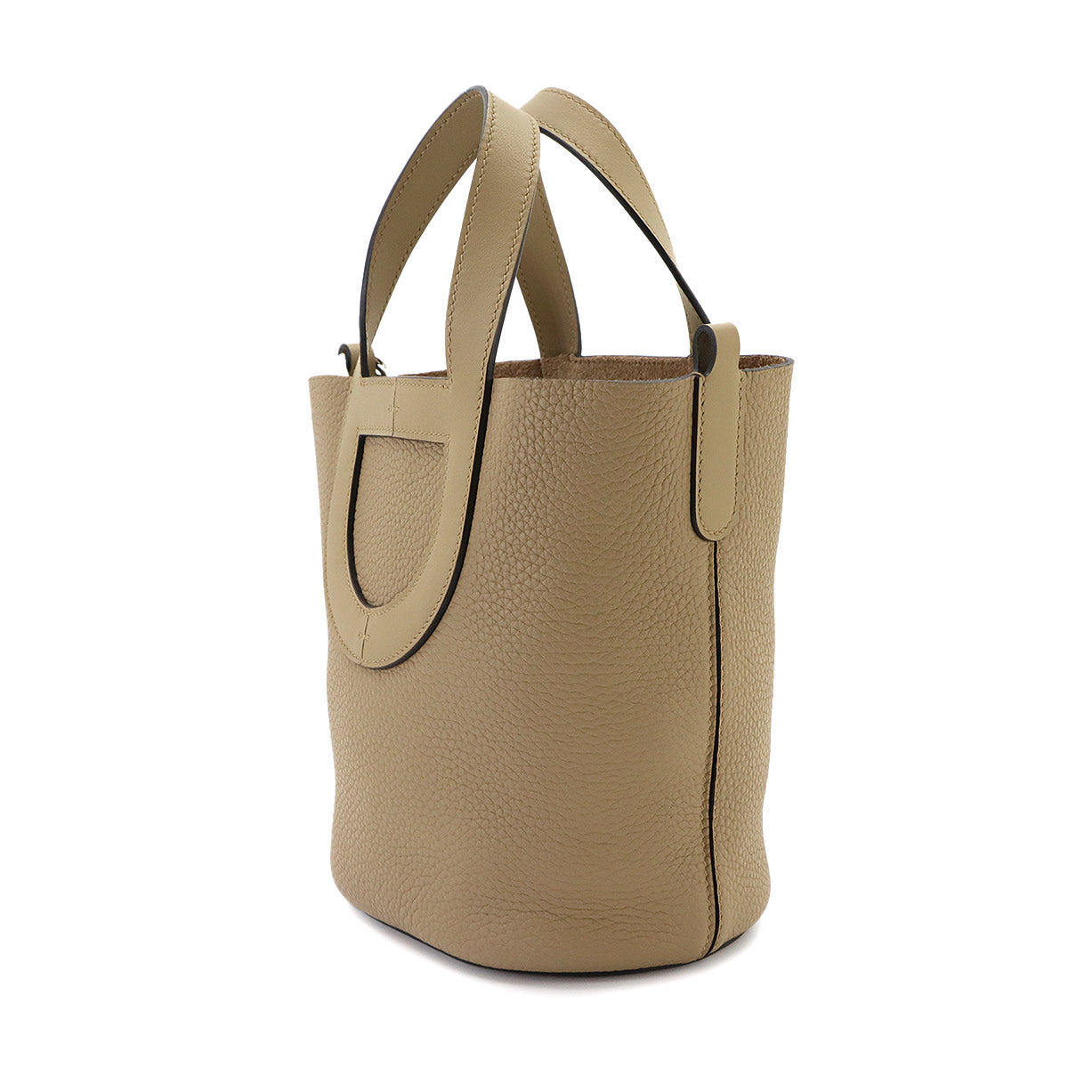 In the Loop 18 Hand Bag Taurillon Clemence Swift Beige Marfa