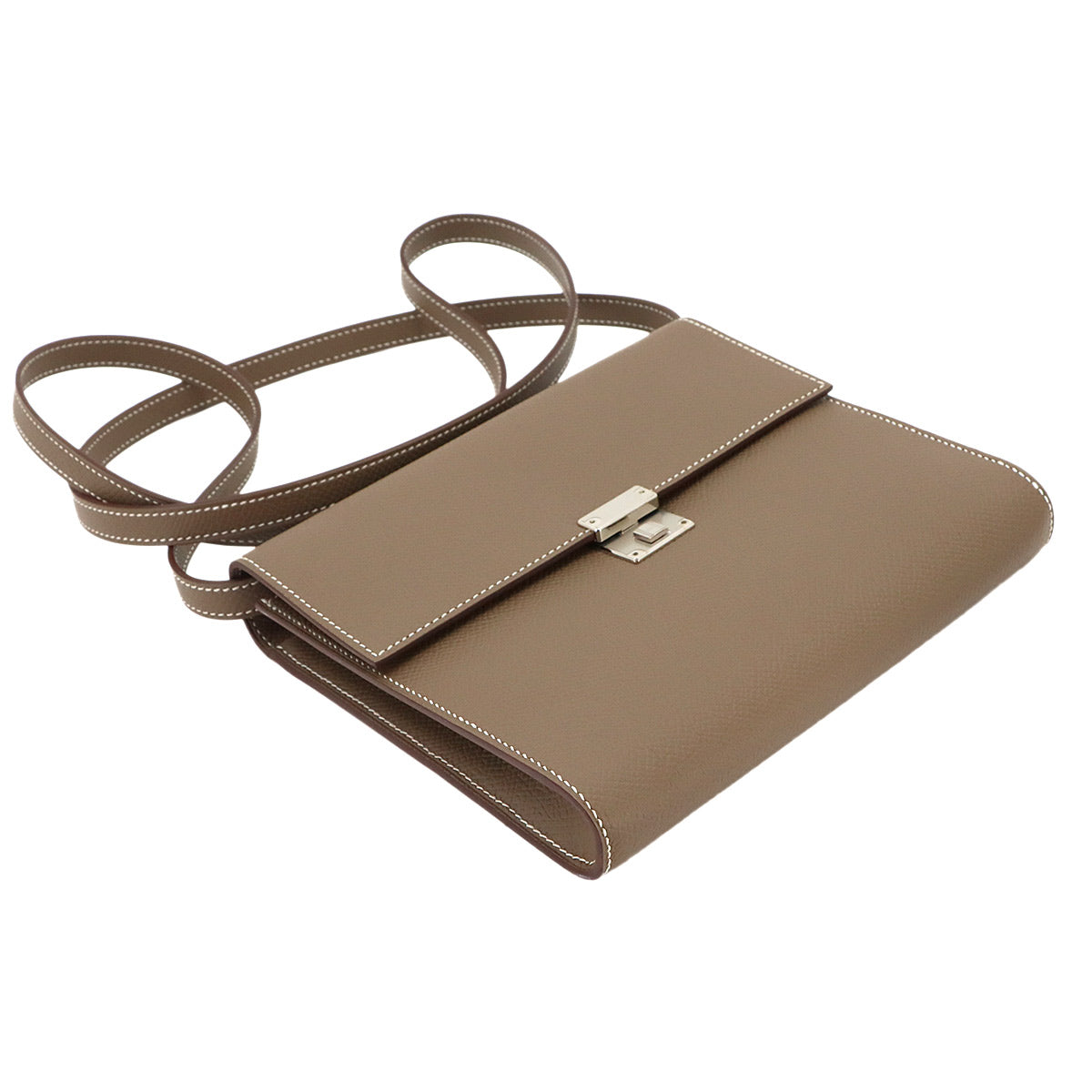 Click 16 Shoulder Bag Veau Epsom Etoupe Purse