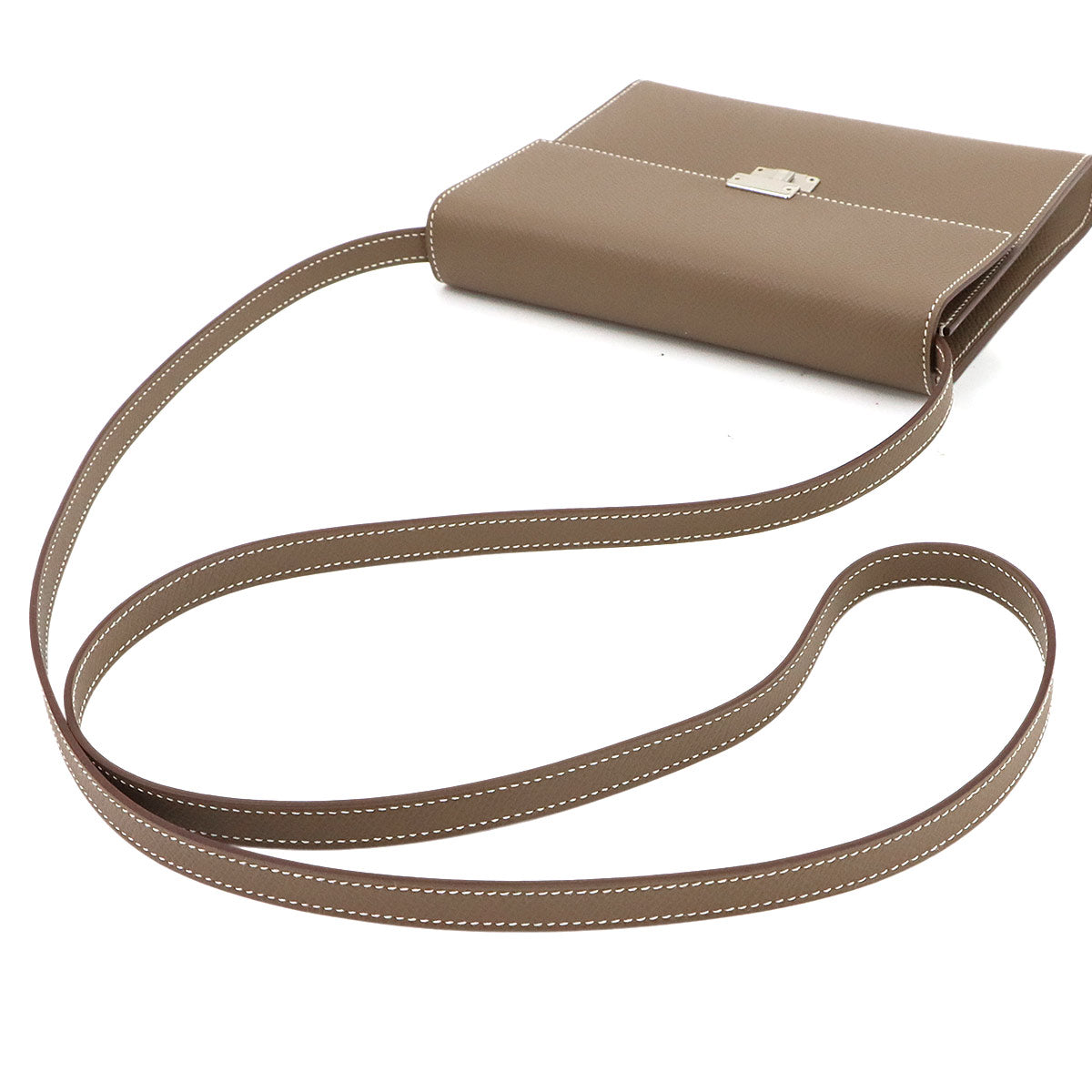 Click 16 Shoulder Bag Veau Epsom Etoupe Purse