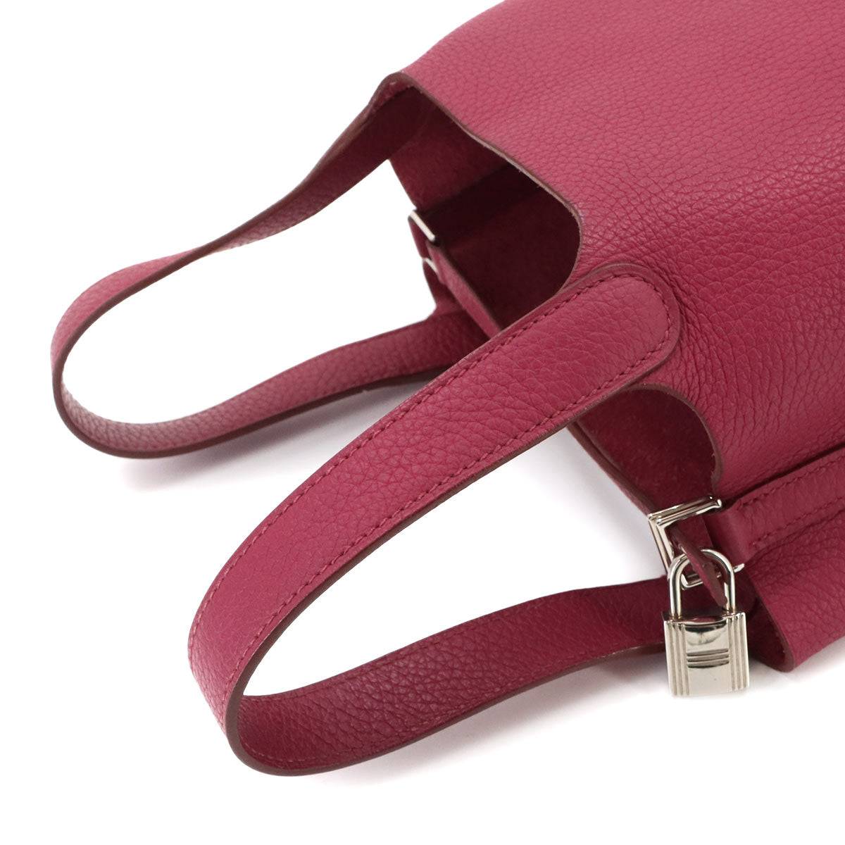 Picotin Lock PM Hand Bag Taurillon Clemence Ruby