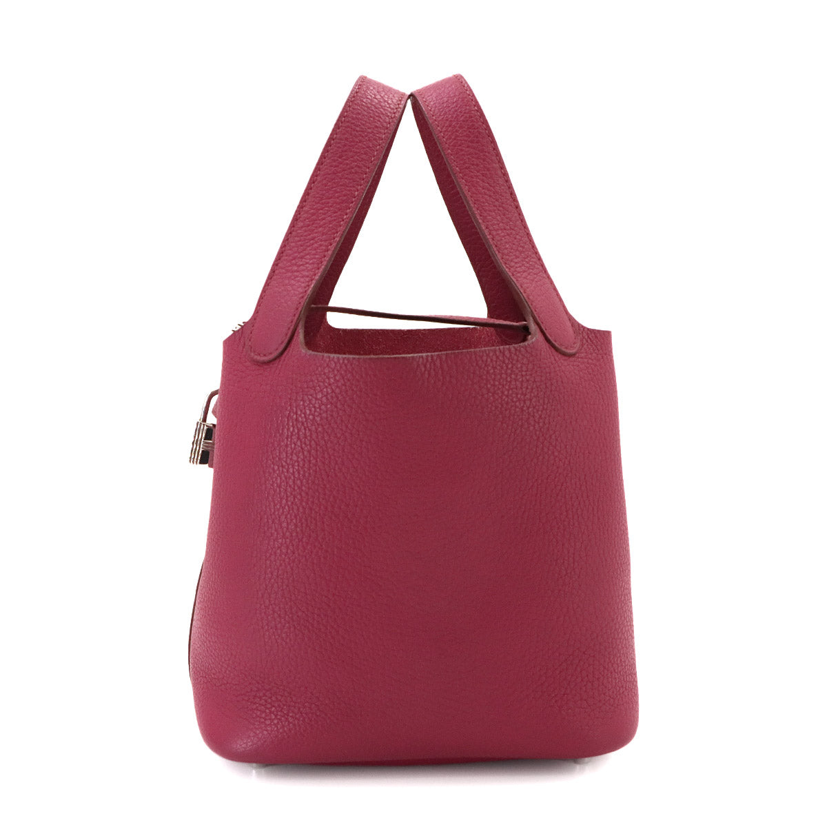 Picotin Lock PM Hand Bag Taurillon Clemence Ruby