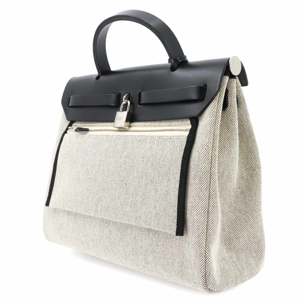HerBag Zip 31 PEGASE POP 2way Bag Vache Hunter Toile H Grey Y