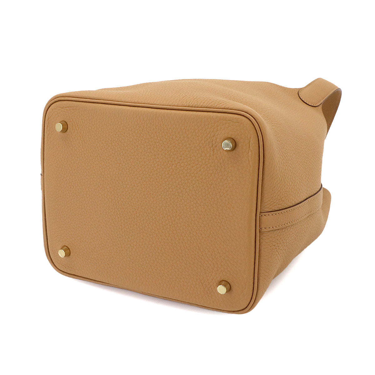 Picotin Lock MM Hand Bag Taurillon Clemence Biscuit Purse