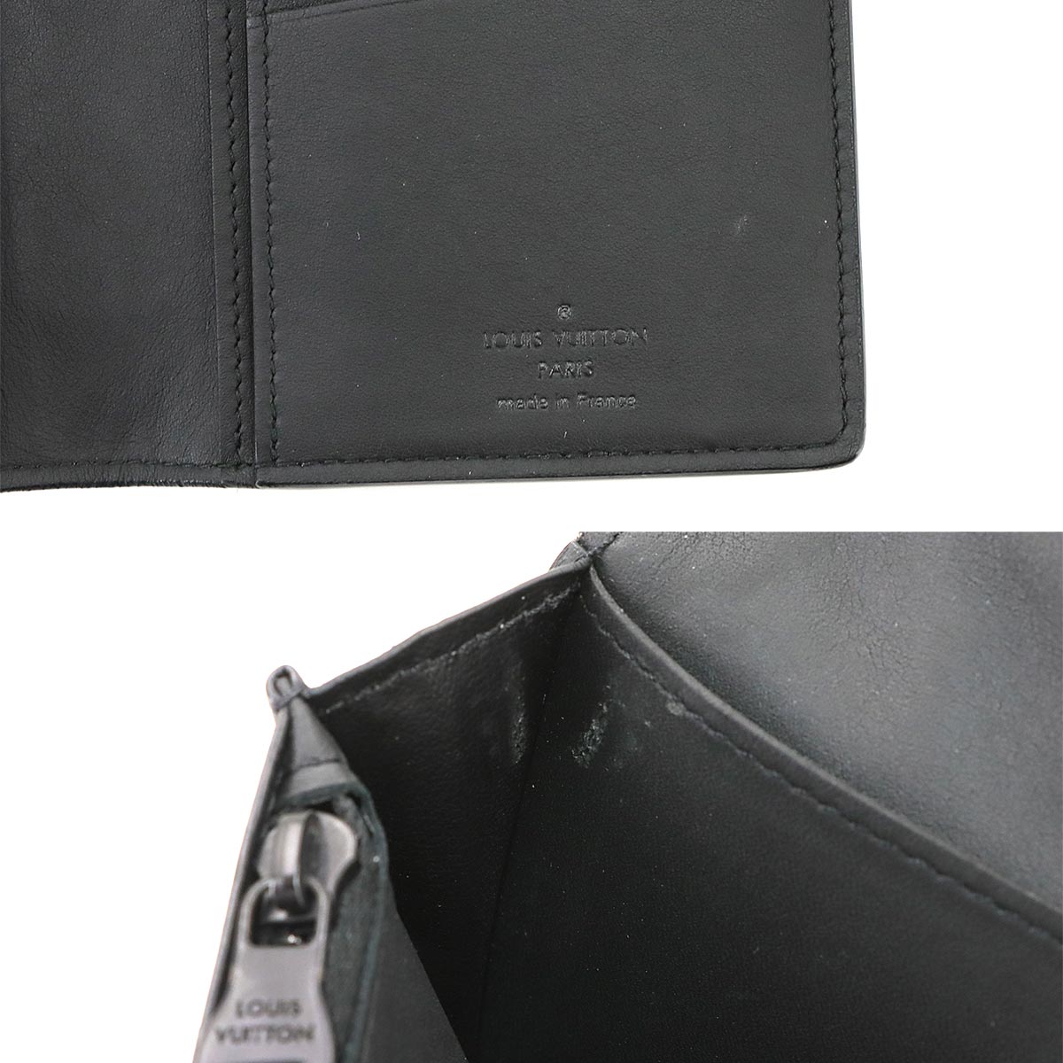 Brazza Wallet Taurillon leather Black M69038 Purse