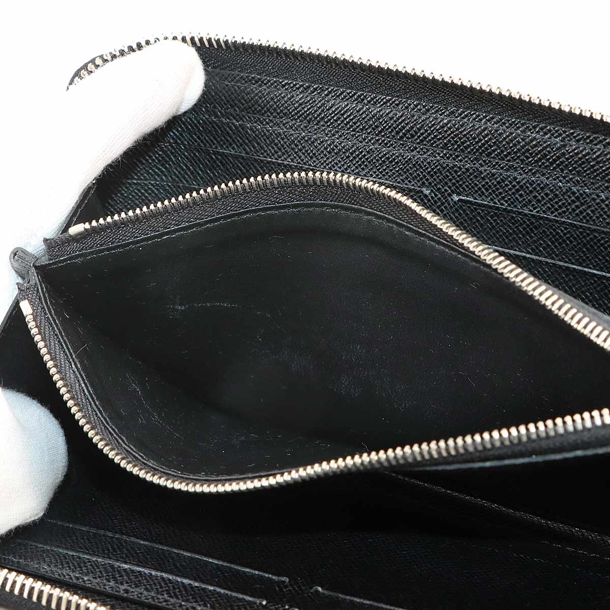 Epi Portefeuille Clemence Wallet Leather Noir M60915