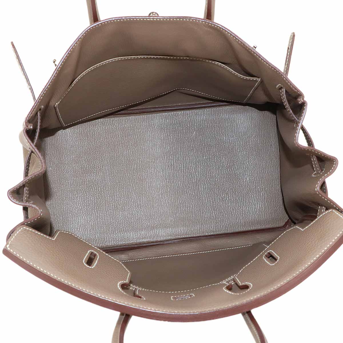 Birkin 35 Togo Etoupe Hand Bag Purse Beige