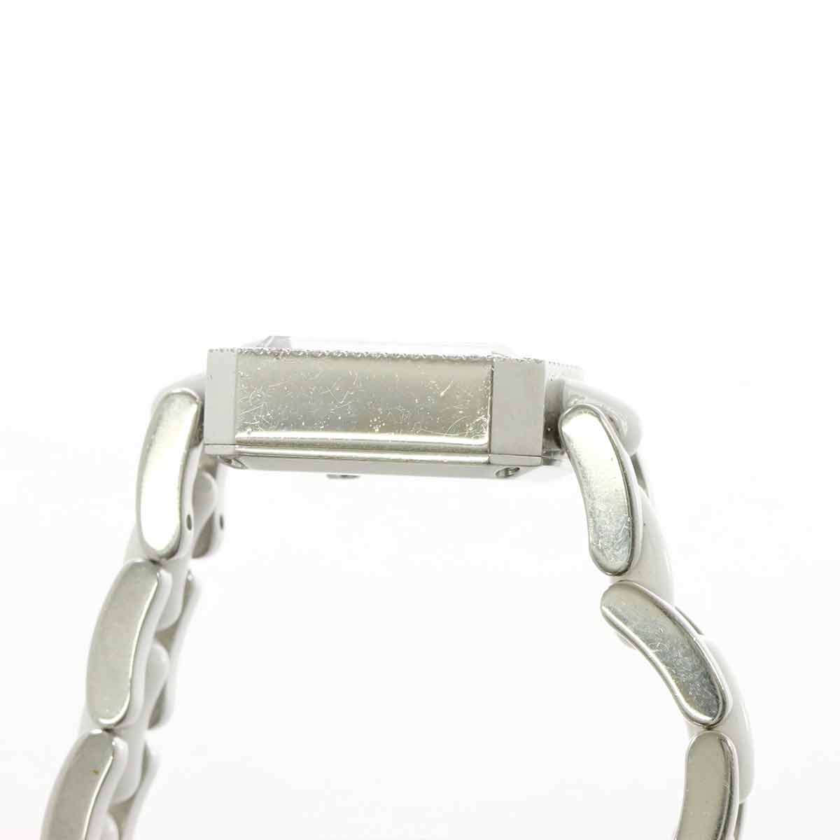 Premiere H2132 Diamond Bezel Ceramic Quartz White Dial Ladies