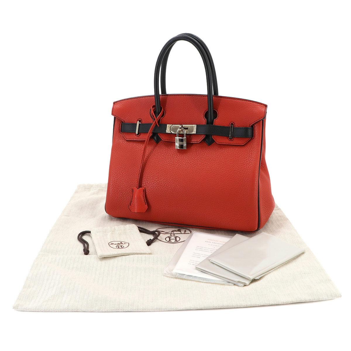 Birkin 30 SPO Personal Hand Bag Togo Sanguine Black