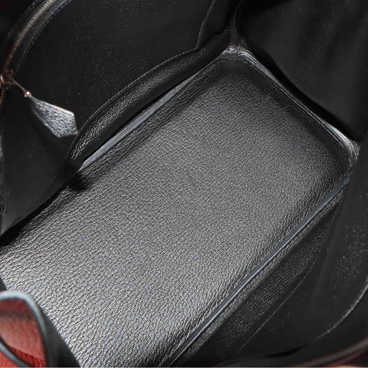 Birkin 30 SPO Personal Hand Bag Togo Sanguine Black