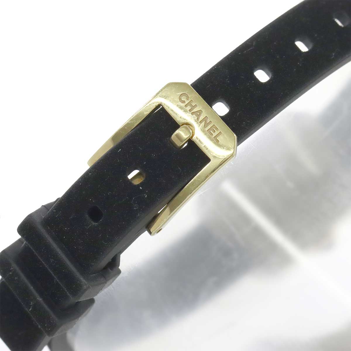 Premiere Velvet H6125 K18YG Quartz Black Dial Ladies