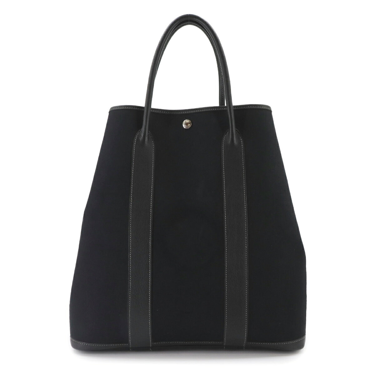 Garden File MM Tote Shoulder Bag Toile Officier Negonda Black