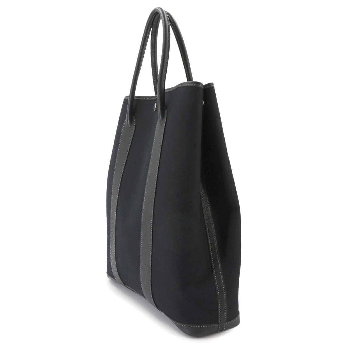 Garden File MM Tote Shoulder Bag Toile Officier Negonda Black