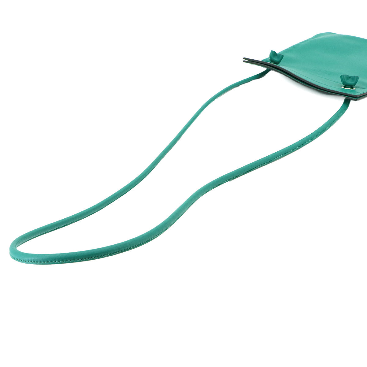 Aline Mini Shoulder Bag Veau Swift Vert Verone Purse