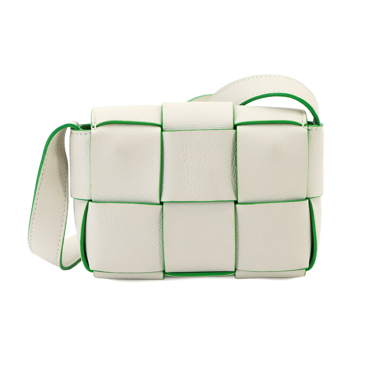 Intrecciato Candy Cassette Shoulder Bag Leather