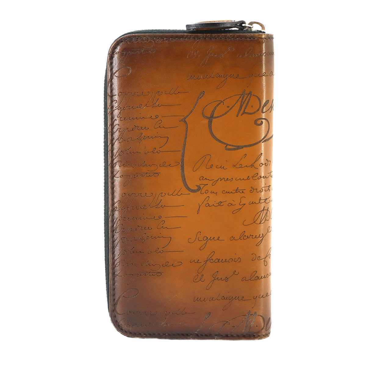 Calligraphy Itauba Long Wallet Venezia Leather Brown