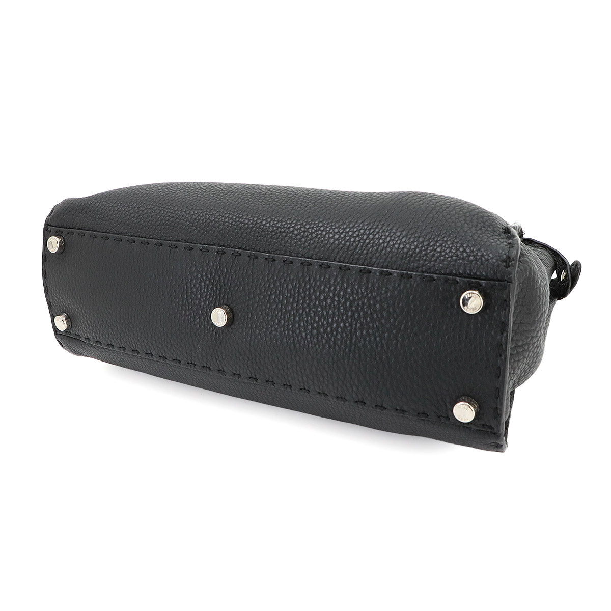 Selleria Peekaboo Regular Hand Shoulder Bag Leather Black 8BN290