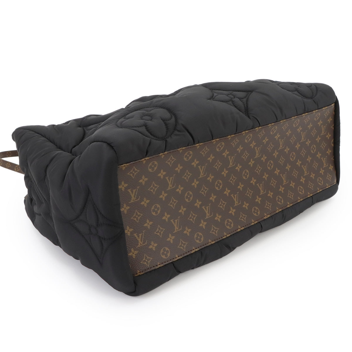 LV Pillow Onthego GM Hand Shoulder Bag Nylon Black M59005