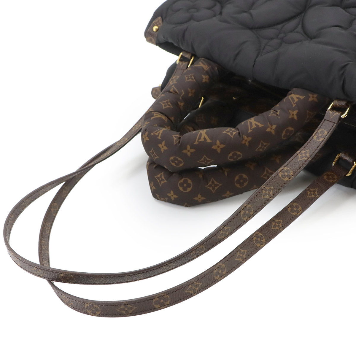 LV Pillow Onthego GM Hand Shoulder Bag Nylon Black M59005