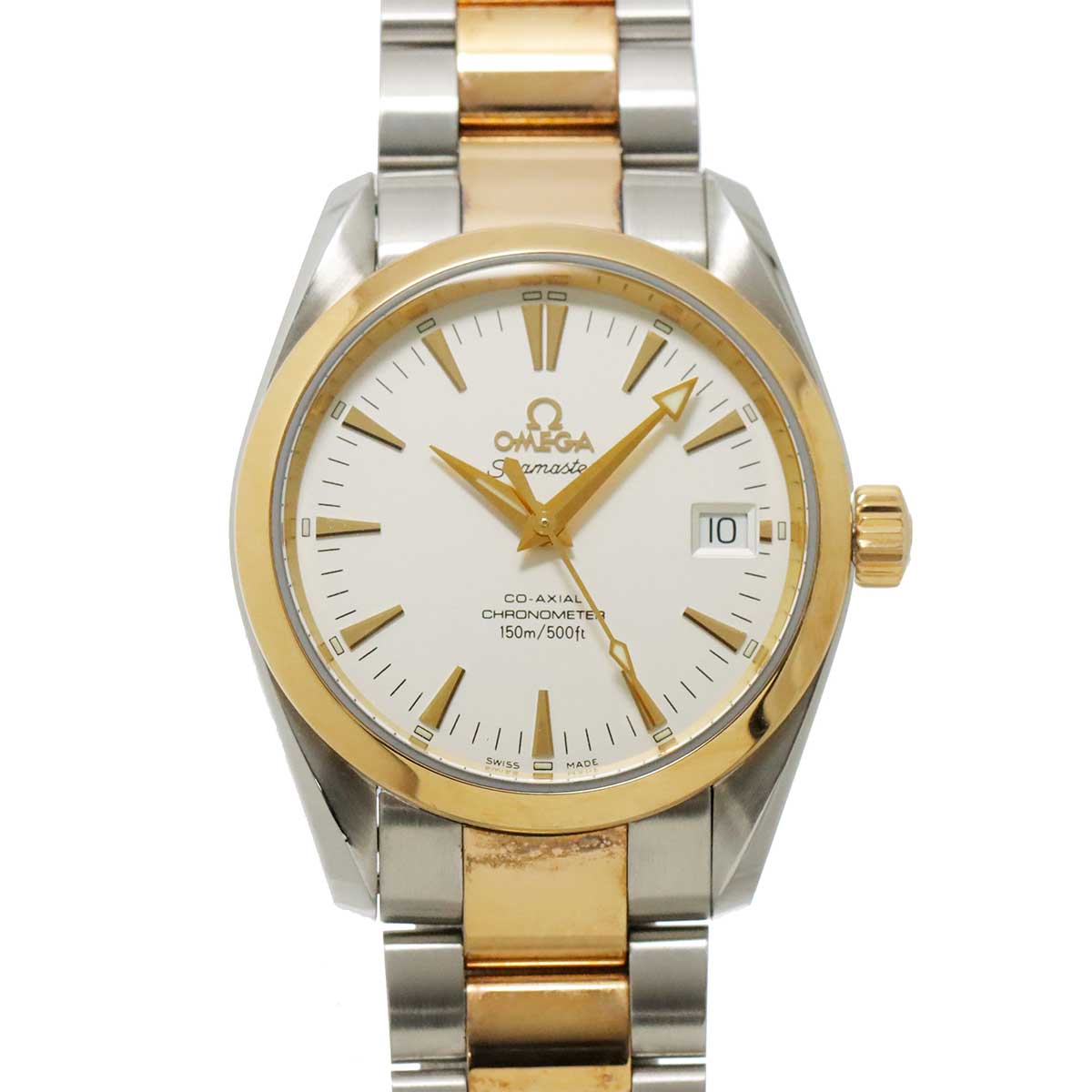 Seamaster Aqua Terra Co-Axial 2304.30 Mens PG Silver Dial