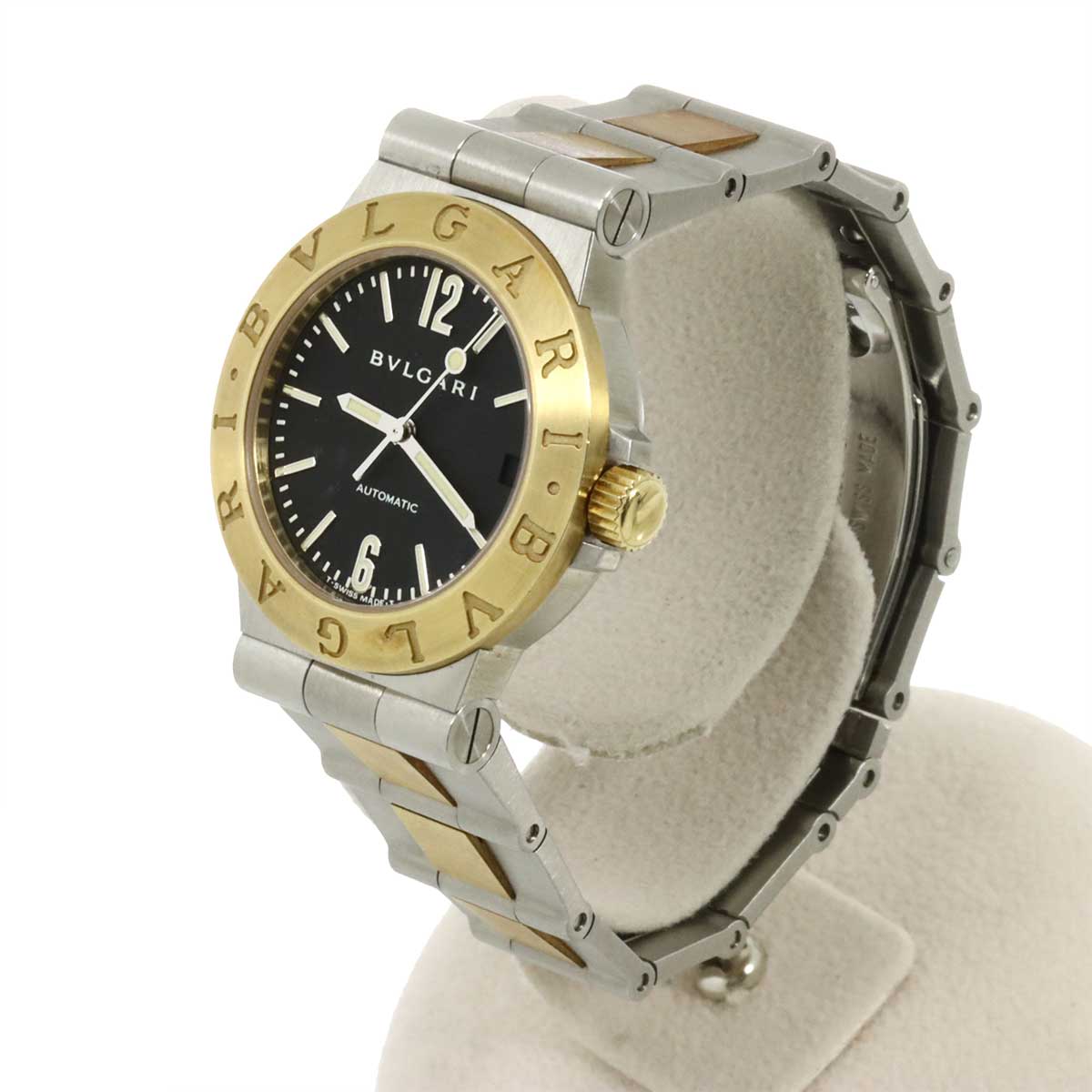 Diagono Sports LCV29SG Black Dial 750YG Automatic Ladies Watch