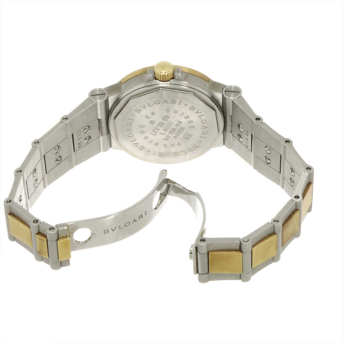 Diagono Sports LCV29SG Black Dial 750YG Automatic Ladies Watch