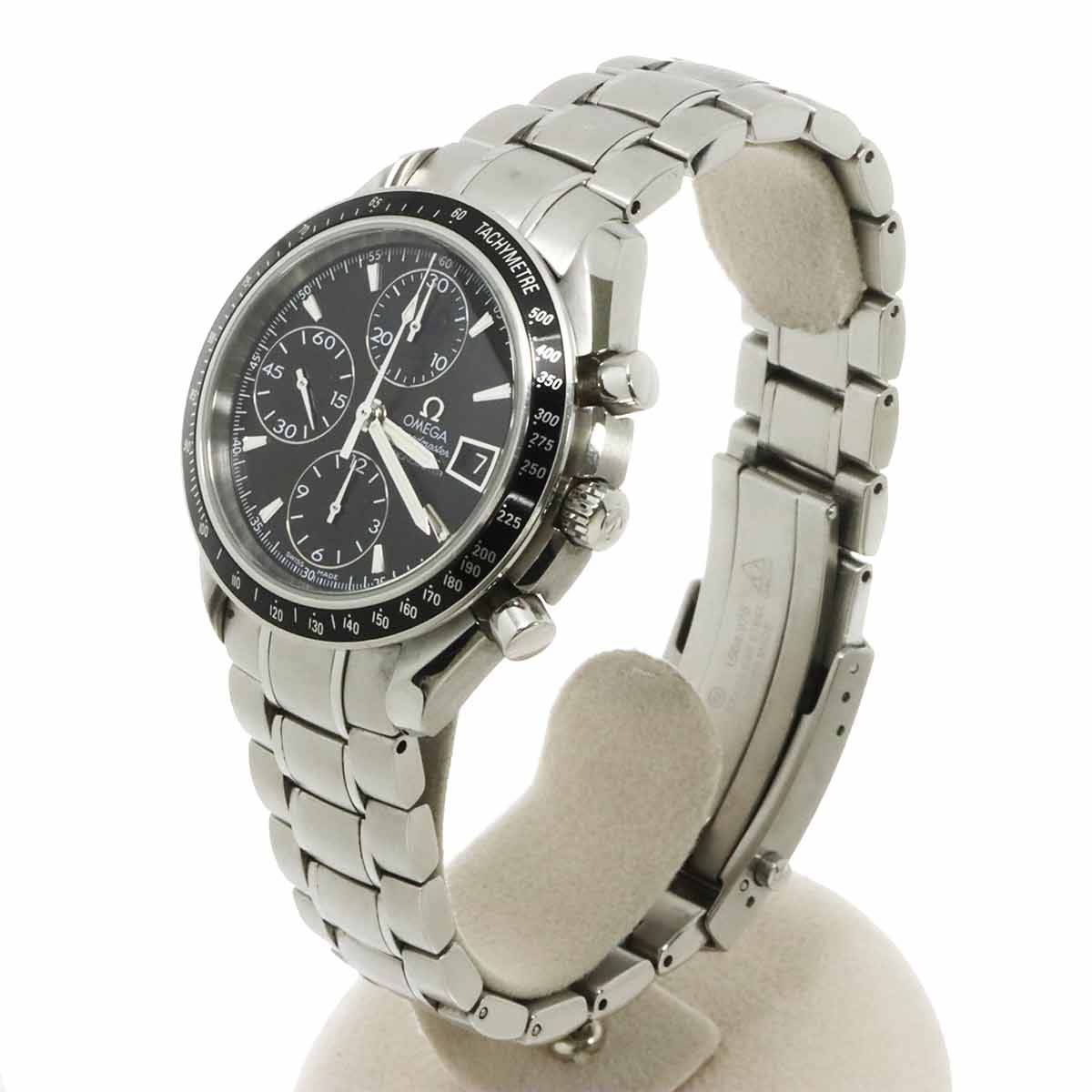 Speedmaster Date 3210 50 Chronograph Automatic Black Dial Mens