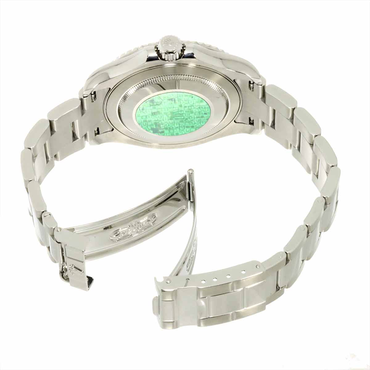 Yacht Master Rolesium 16622 Serial F Date PT Silver Dial