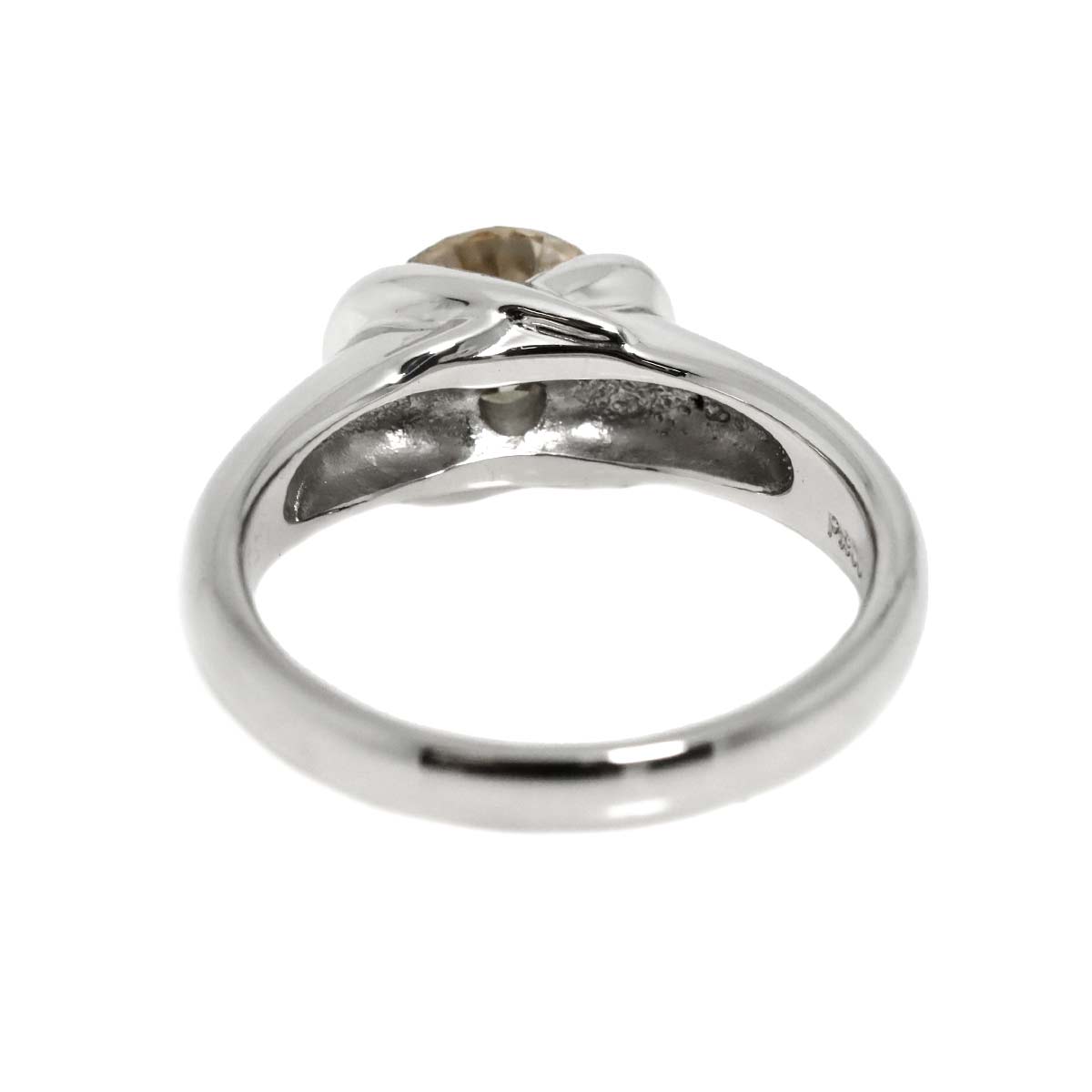 Diamond 1.526ct FB/SI2 Ring Pt Platinum size7.25(US)