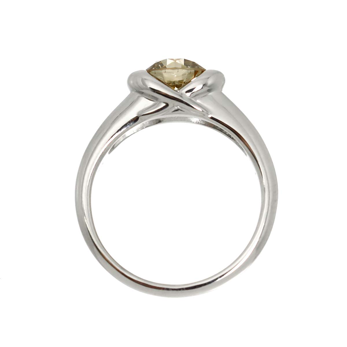Diamond 1.526ct FB/SI2 Ring Pt Platinum size7.25(US)