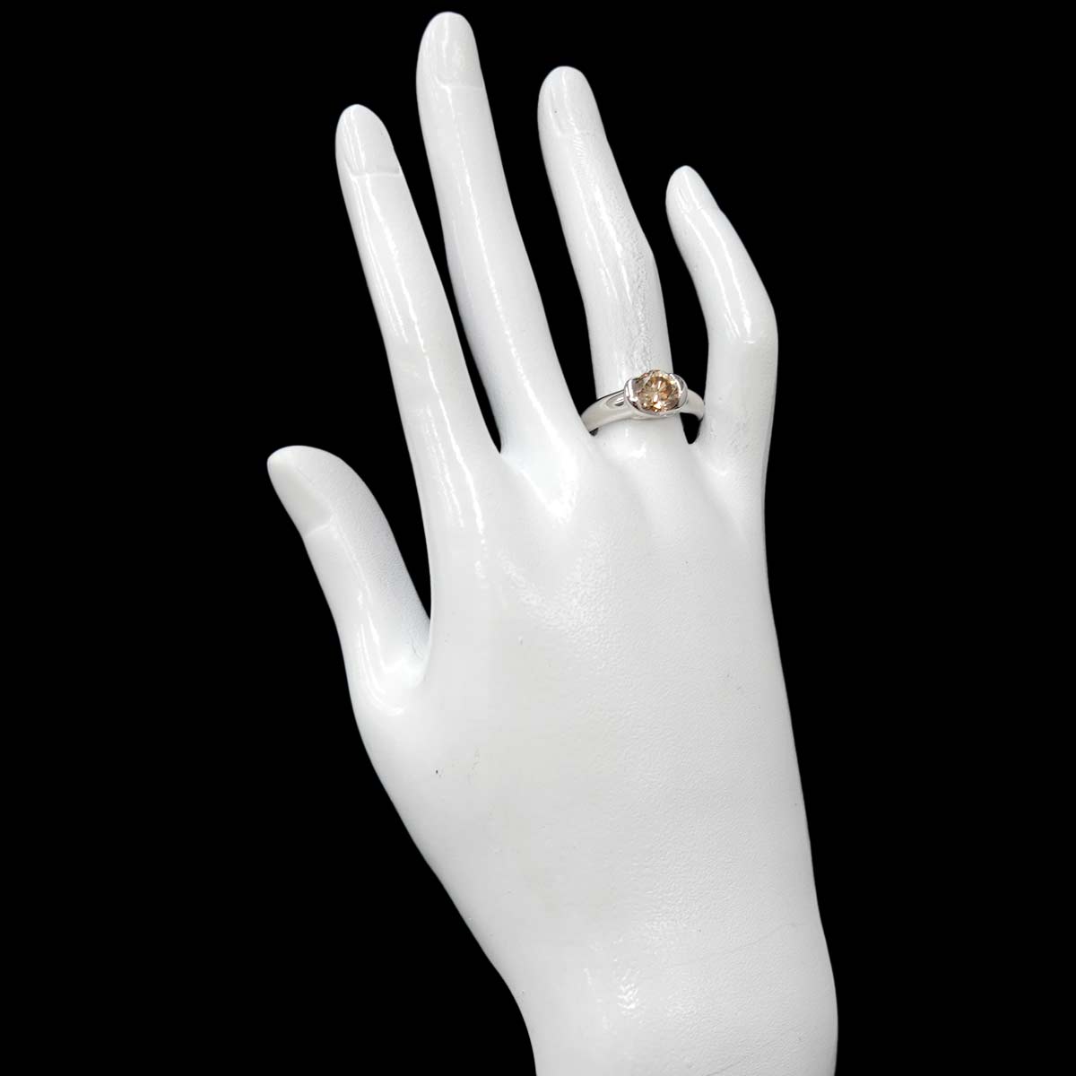 Diamond 1.526ct FB/SI2 Ring Pt Platinum size7.25(US)