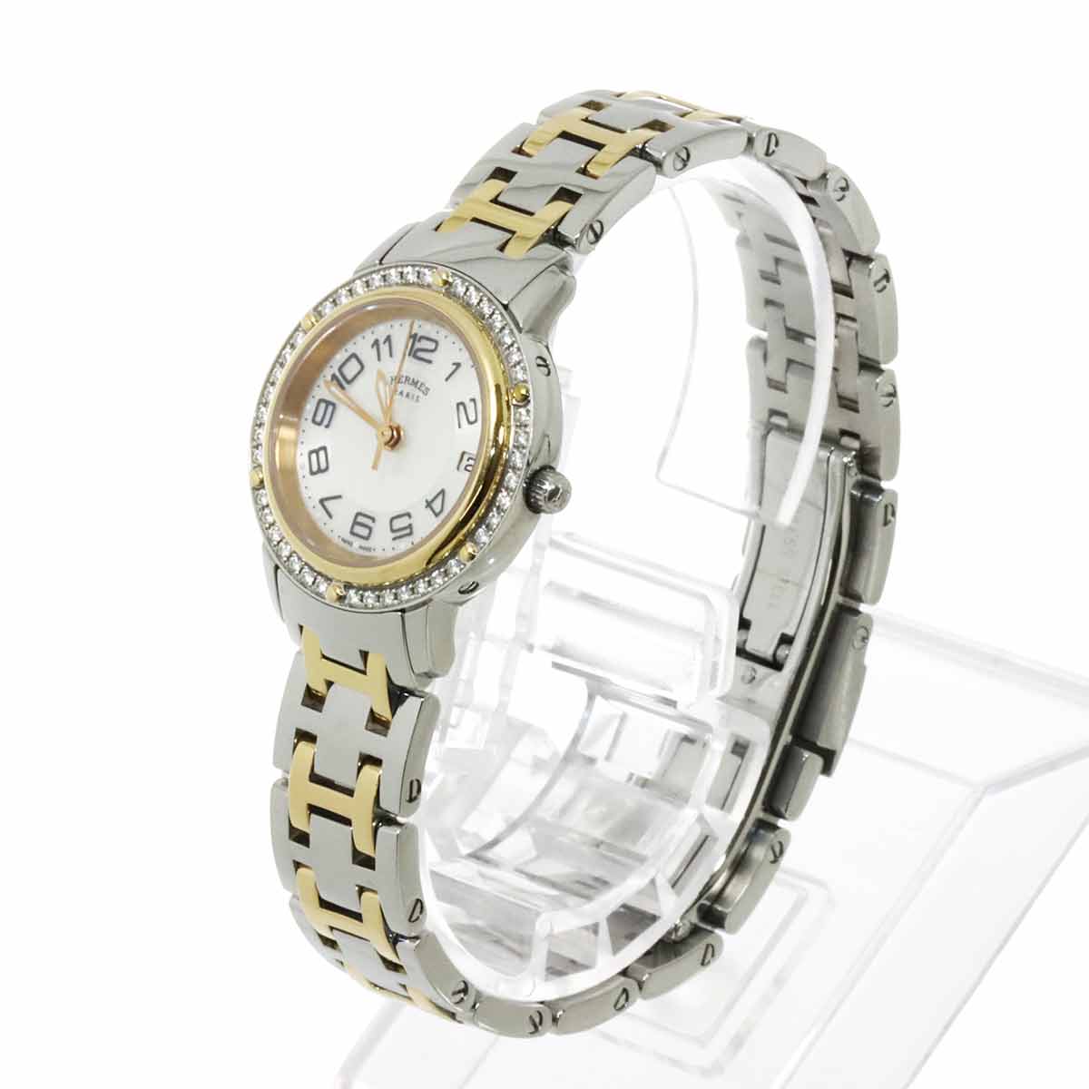 Clipper Nacre CP1.222 Diamond White Shell Dial Ladies Watch